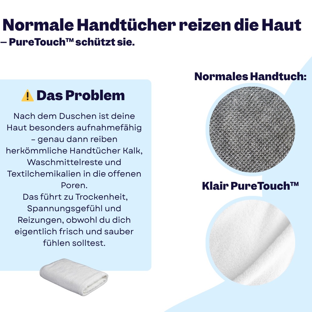 Klair PureTouch™ Baumwollhandtuch